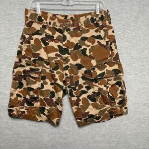 Levi's White tab Camo Cargo Shorts‎ Duck Hunting Outdoor Brown Men 31